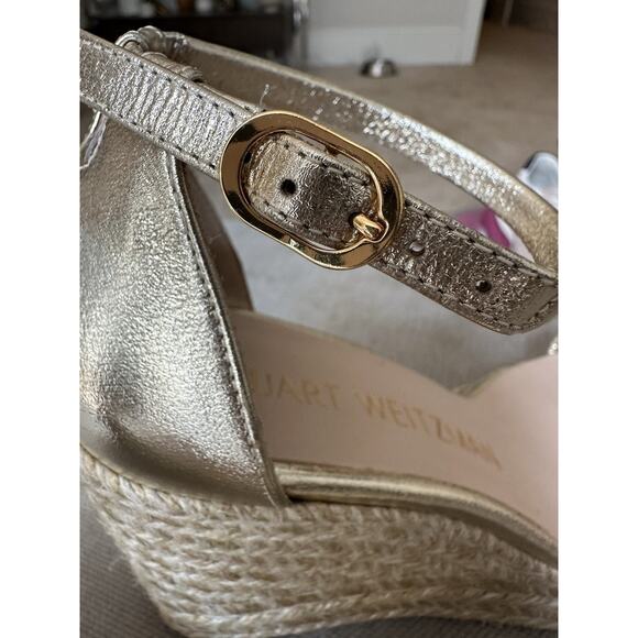 Stuart Weitzman Nudist Espedrille Platform Size 8 - Picture 5 of 6